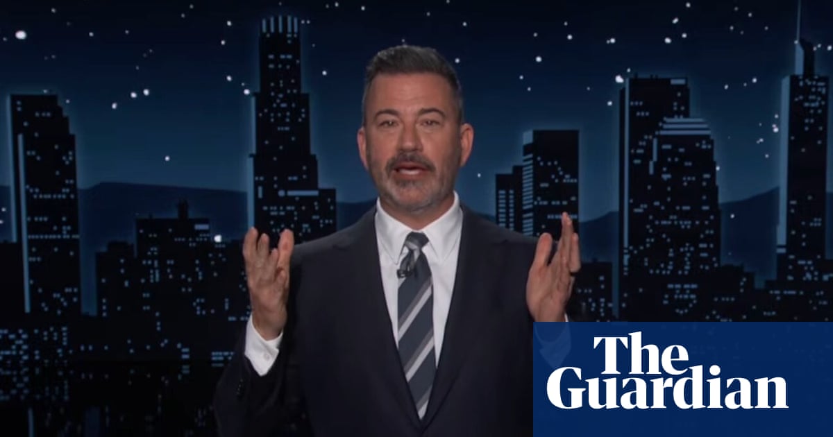 Kimmel on Trump: his approval numbers ‘like his testicles have sunk to an all-time low’ | Late-night TV roundup