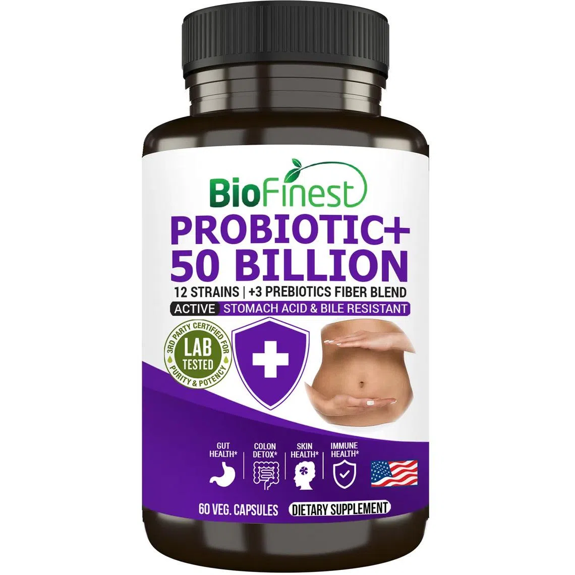 Best probiotics for women in Singapore: Biofinest Probiotic 50 Billion CFU Enzyme Supplement