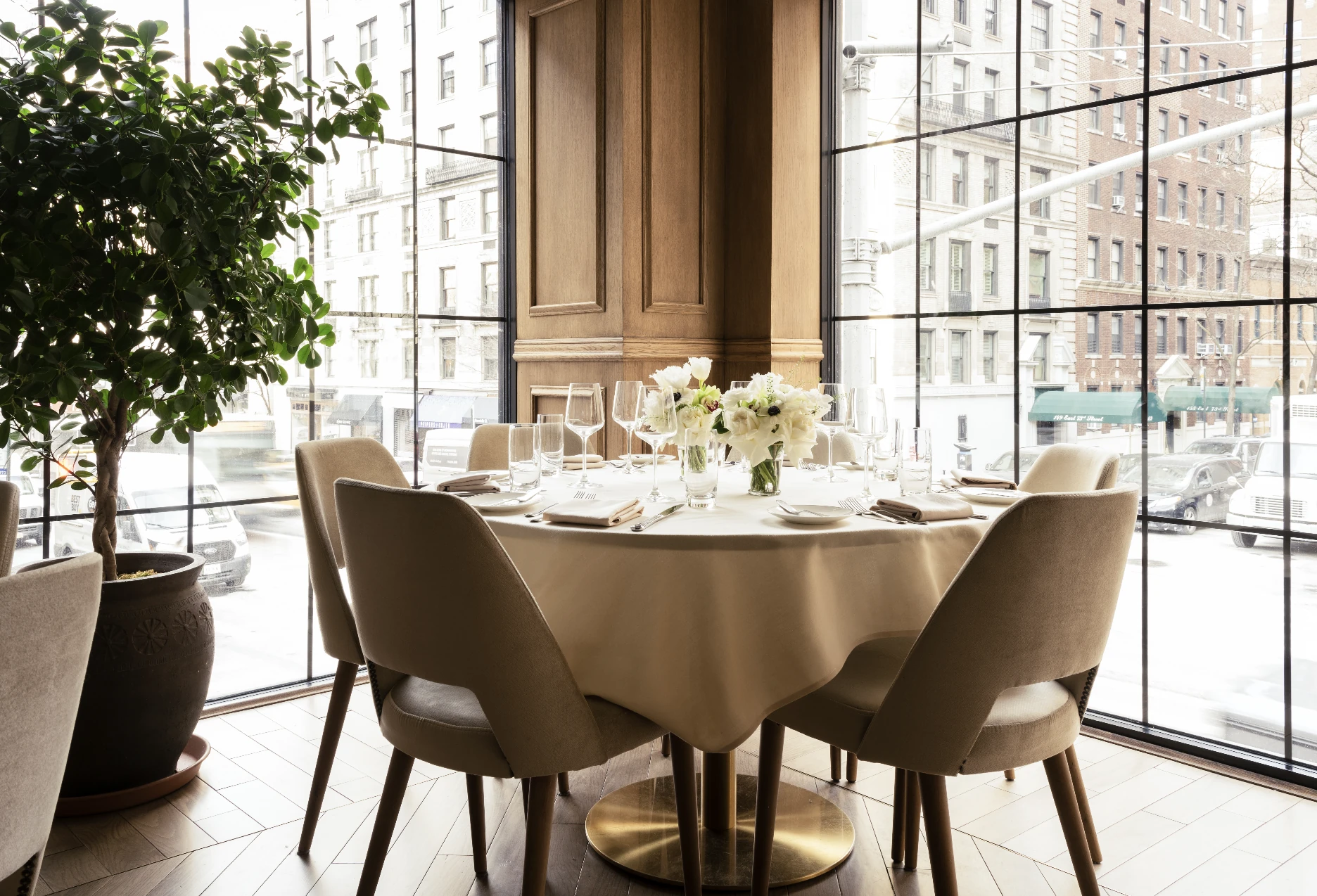 Marlow East table featured in The Devil Wears Prada 2 