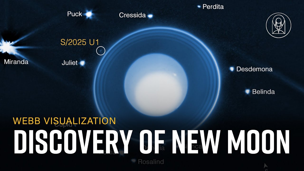 Uranus — New Moon — James Webb Space Telescope - YouTube