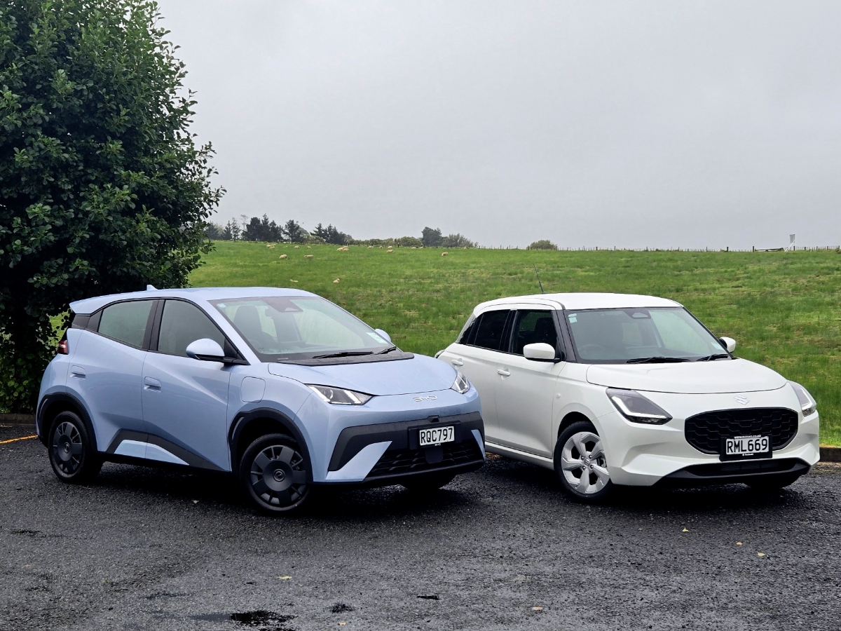 BYD Atto 1 Essential versus Suzuki Swift GLZ: baby battle, EV versus ICE