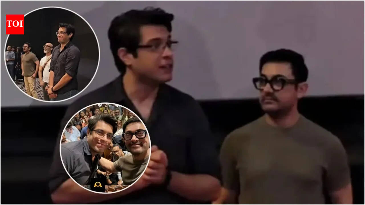 'Wo mujhe reply nahi karta': Aamir Khan's hilarious response to Junaid Khan's female fan at 'Ek Din' event goes viral | Hindi Movie News