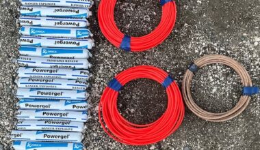Power gel explosives, guns, drugs found at Murchison property