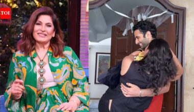 Archana Puran Singh welcomes son Ayushmaan’s girlfriend as she moves in with them; the couple recreate his parents’ adorable scene