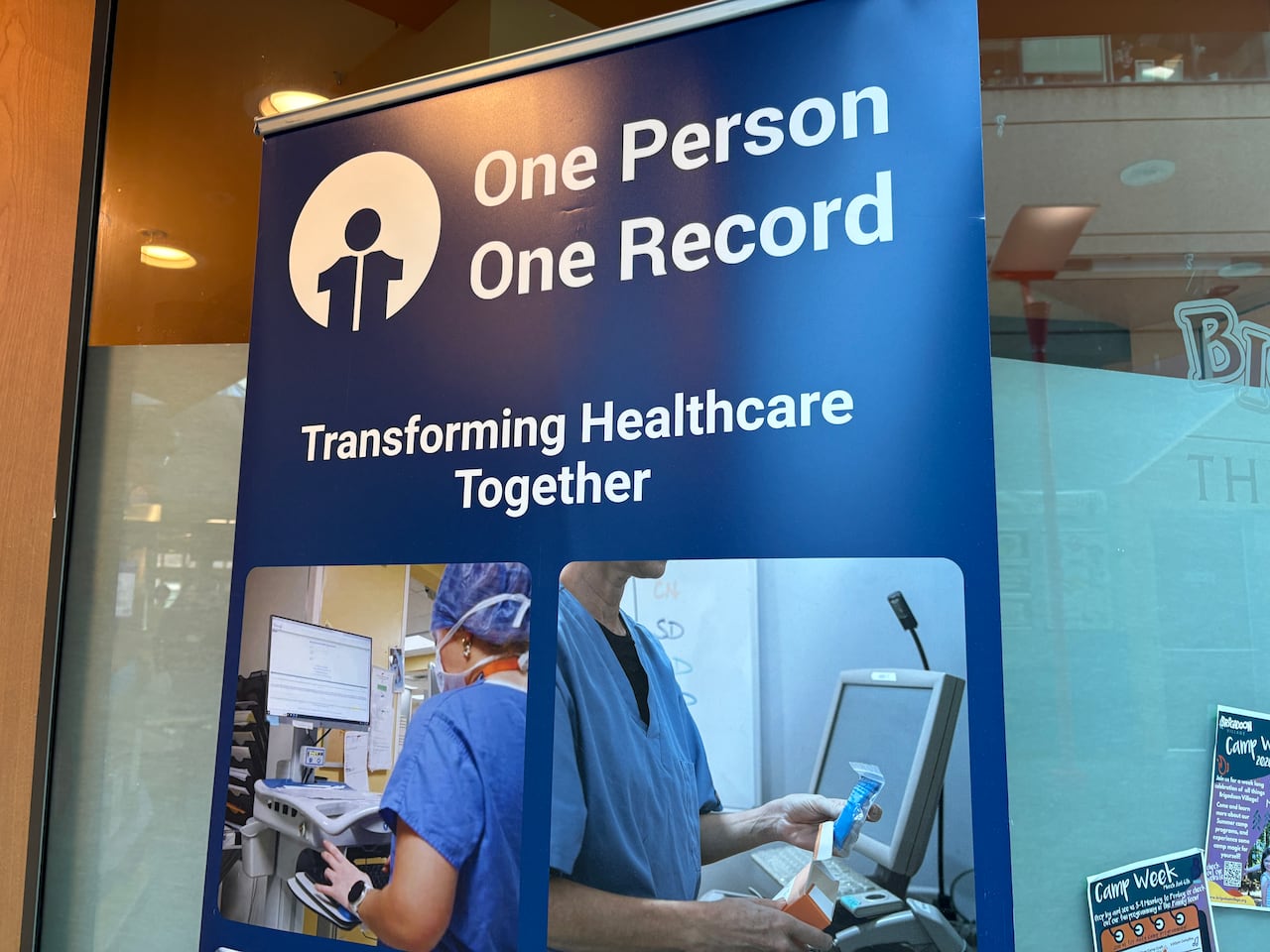 A poster informing the public about OPOR implementation.
