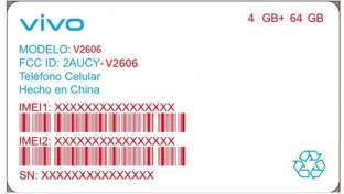 vivo Y05e certification documents