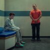 Owen Cooper, left, as Jamie Miller, and Stephen Graham as his father, Eddie Miller, in Adolescence.