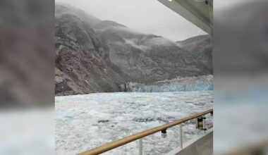 Near‑record Alaskan landslide tsunami sent wave 481m up fjord walls