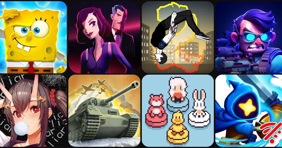 SpongeBob, Agent A, Backflip Madness 2, more