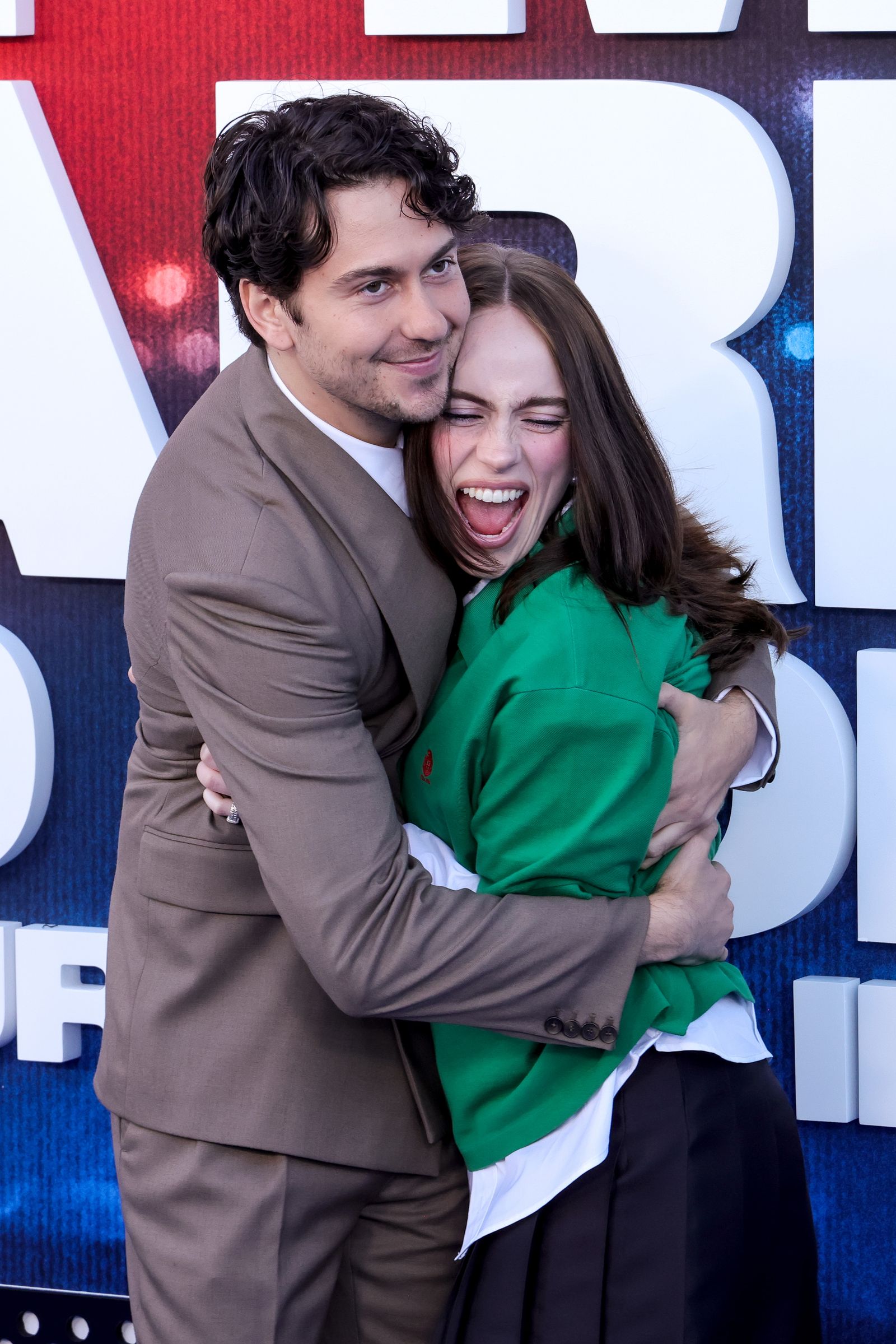 WESTWOOD CALIFORNIA MAY 06 Nat Wolff and Billie Eilish attend the Los Angeles Premiere of Paramount Pictures' Billie...