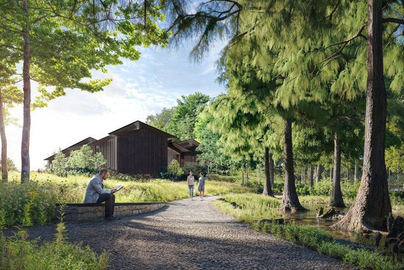 kengo kuma's first US museum emerges within vast art and nature campus in pennsylvania - 4