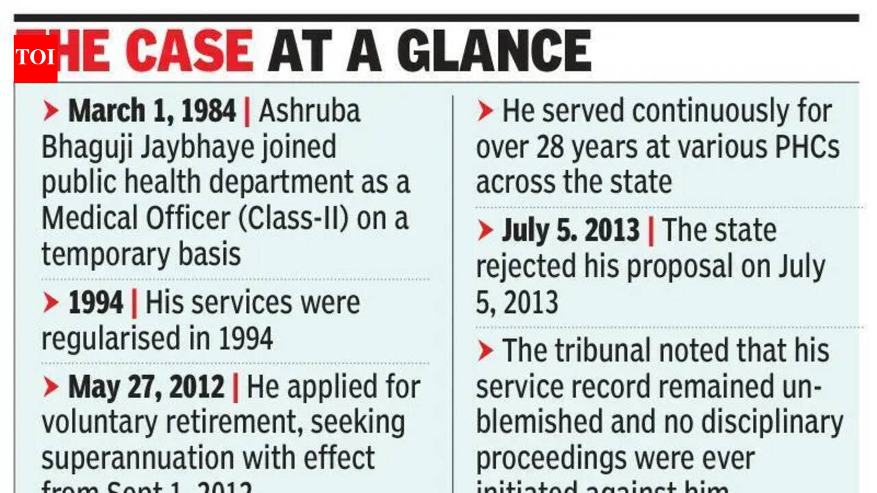 Temporary service counts for all retirement benefits: MAT | Chhatrapati Sambhajinagar News