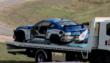 SRO GT news: Heavy crash for Gomersall/Seton Mustang at The Bend