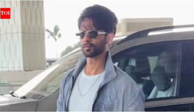 Shahid Kapoor spotted waiting in airport queue, elderly man politely asks 'Cocktail 2' star to move ahead - Watch VIRAL video |