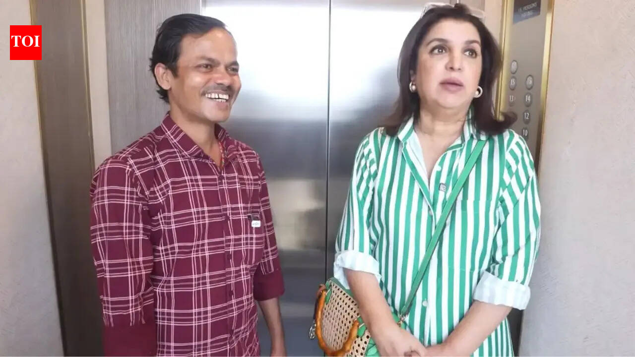Farah Khan: 'He is making Taj Mahal': Farah Khan left speechless as cook Dilip boasts his four-storey home beats TV actor's house | Hindi Movie News