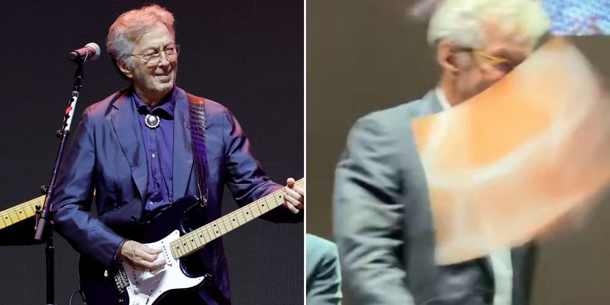 Eric Clapton forced to end show after being struck by object during gig