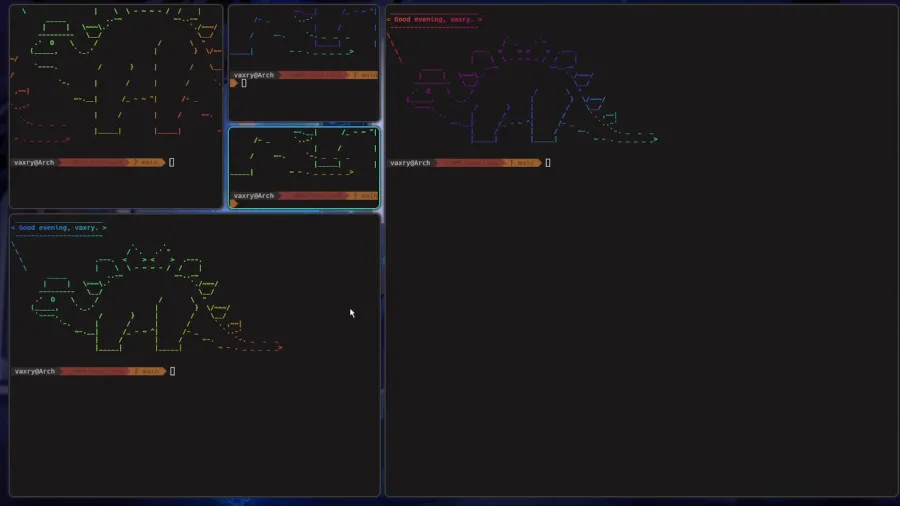 Hyprland 0.55 with custom layout