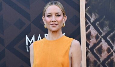 Kate Hudson risks wardrobe malfunction in bold cutout yellow gown