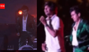 Sonu Nigam Concert Incident: Fan interupts Sonu Nigam's concert by walking on stage, the singer handles it with grace: 'Kyun pitne wale kaam karte ho?' - WATCH VIDEO | Hindi Movie News