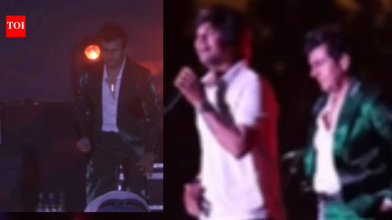 Sonu Nigam Concert Incident: Fan interupts Sonu Nigam's concert by walking on stage, the singer handles it with grace: 'Kyun pitne wale kaam karte ho?' - WATCH VIDEO | Hindi Movie News