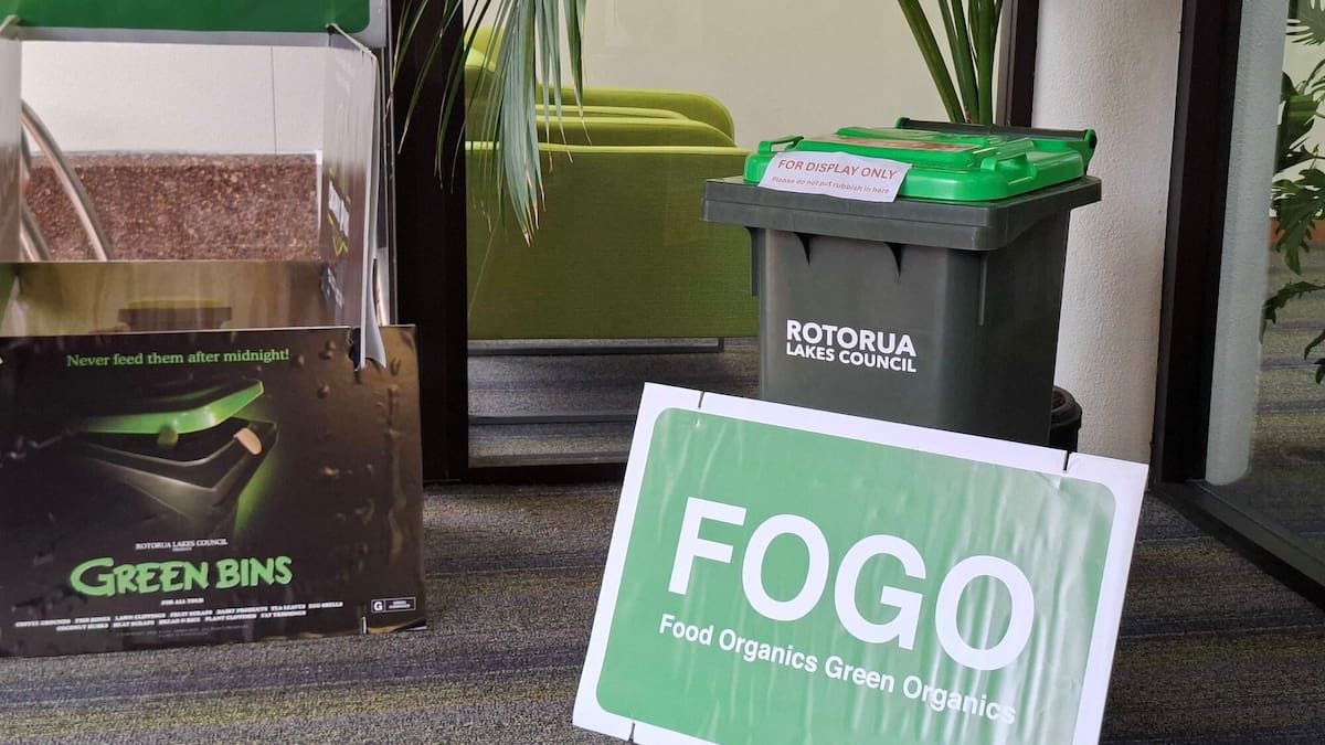Rotorua Lakes Council considers alternative suppliers after Iran war delays green bin rollout