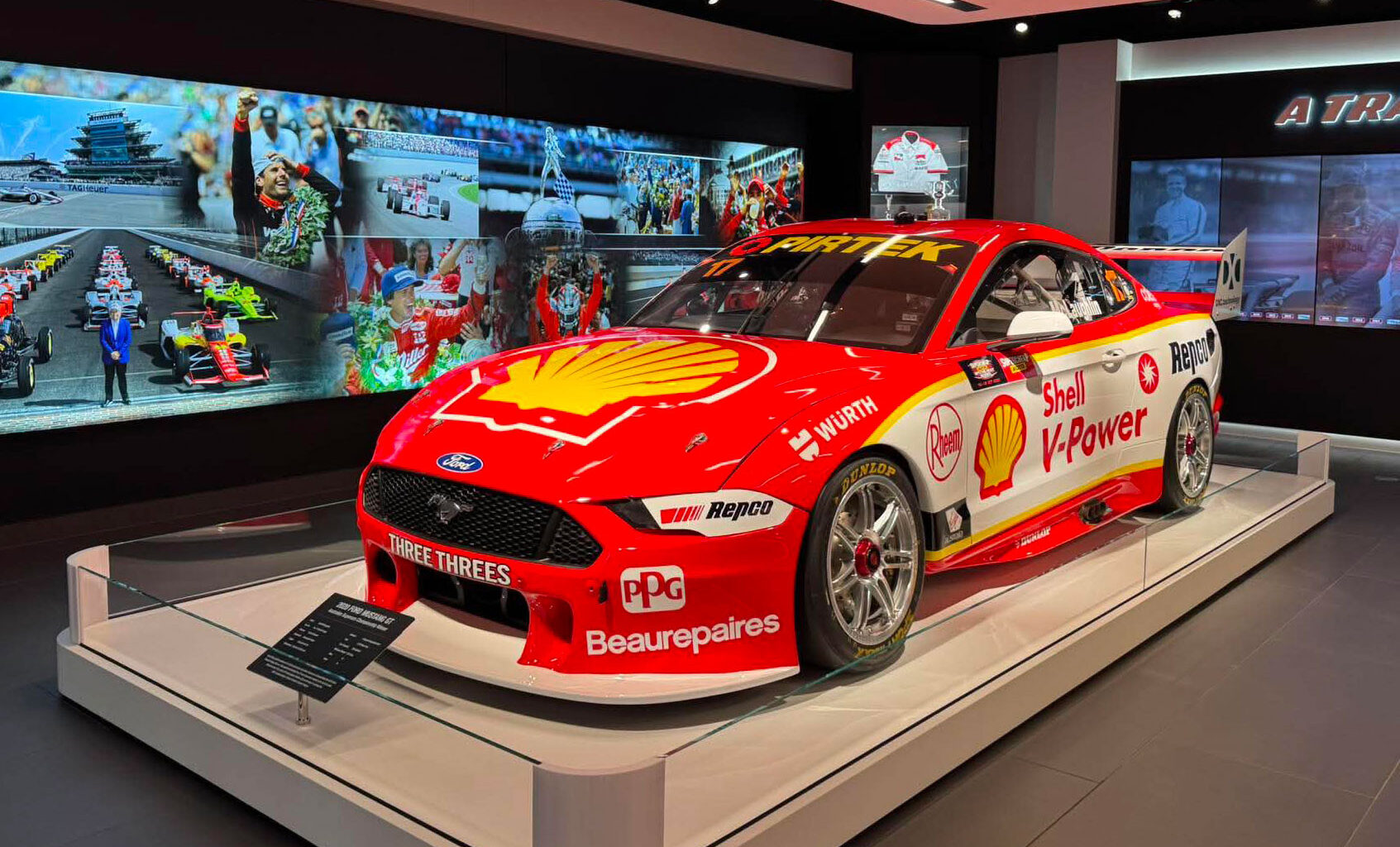 Scott McLaughlin's Supercars winner on show at Indianapolis 500