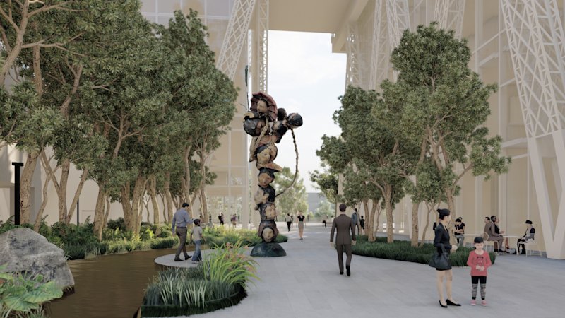 Parramatta Powerhouse details Bharti Kher installation Tree of Life