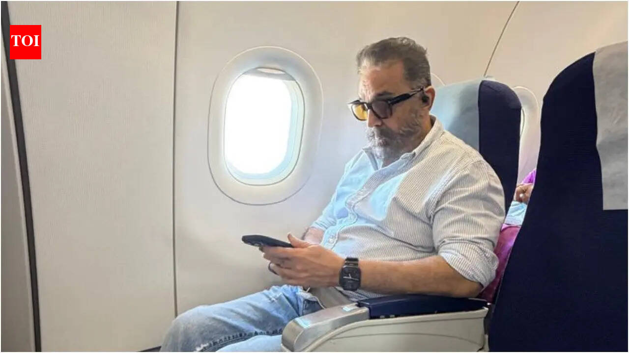 Kamal Haasan ditches private charter for economy class flight to ‘Kalki 2898 AD’ sequel, 'But Rajinikant always do this' fans react