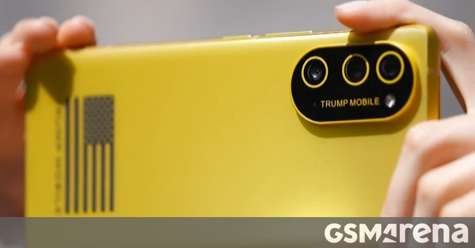 The media starts receiving the first Trump Mobile T1 Phone units, launch is imminent