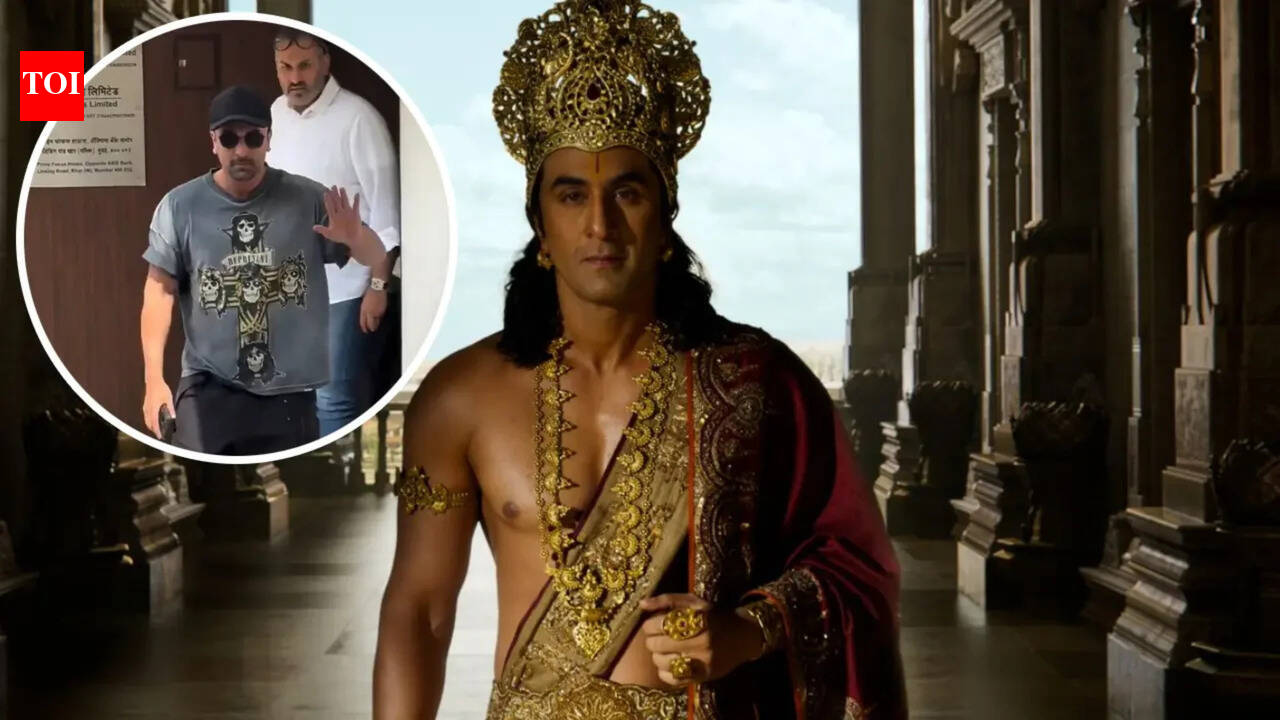 Ranbir Kapoor's visit to 'Ramayana' producer Namit Malhotra's office sparks buzz about new first look on the cards