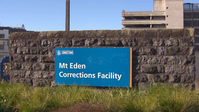 Signage at Mt Eden prison