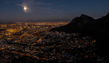 Full Blue Moon over Cape Town coming, but is it really blue?