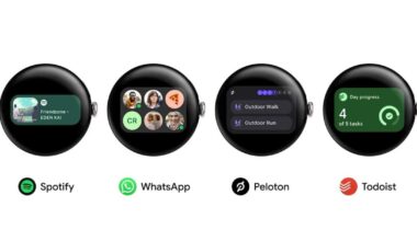 Google details Wear OS widgets that replace Tiles, and ready apps