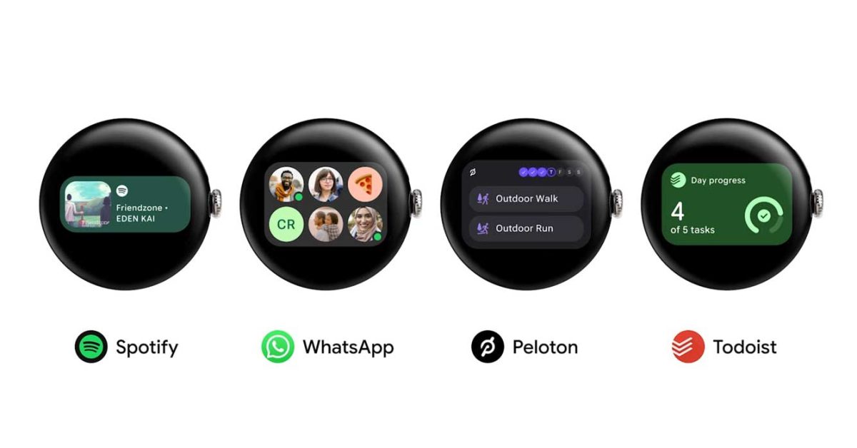 Google details Wear OS widgets that replace Tiles, and ready apps