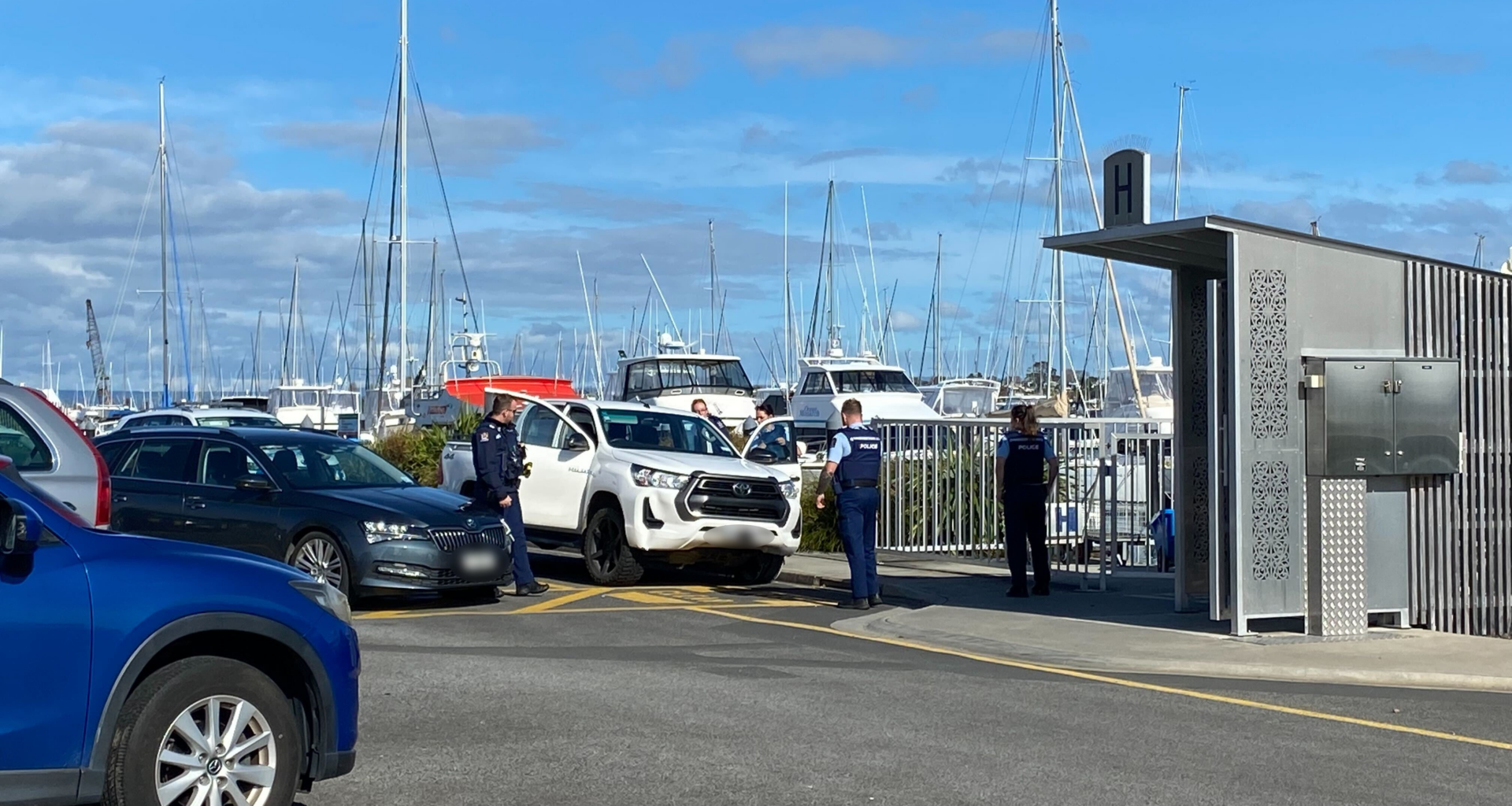 SunLive - Man in custody after jumping into harbour