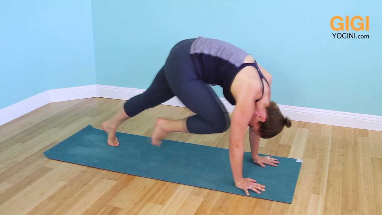 Down Dog Knee to Nose with Gigi Yogini - YouTube