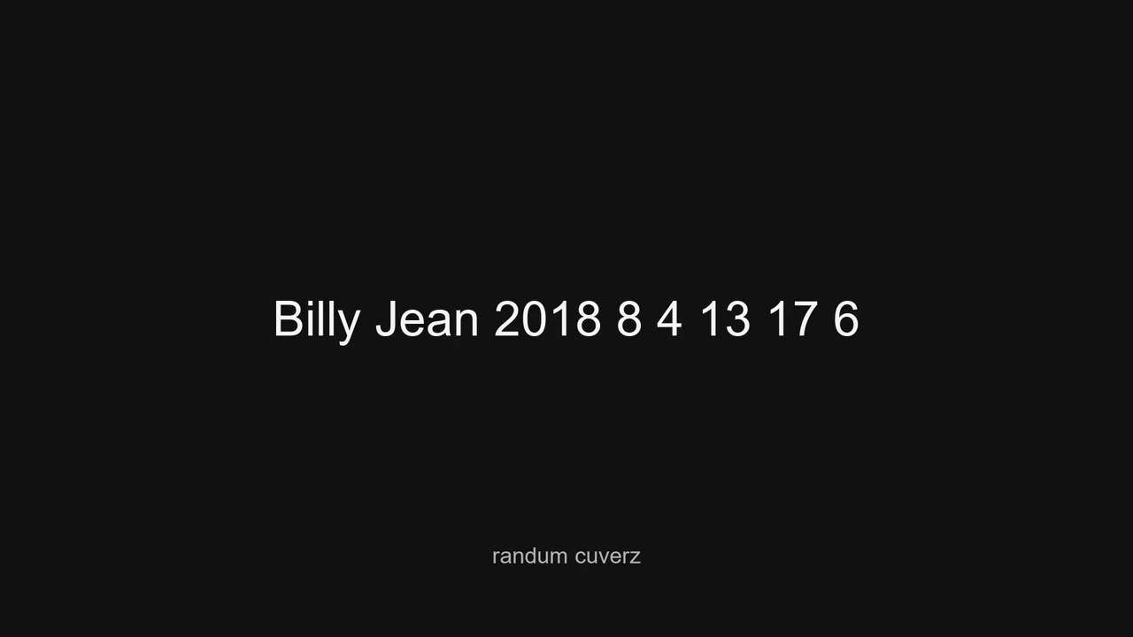 Billy Jean 2018 8 4 13 17 6 - YouTube