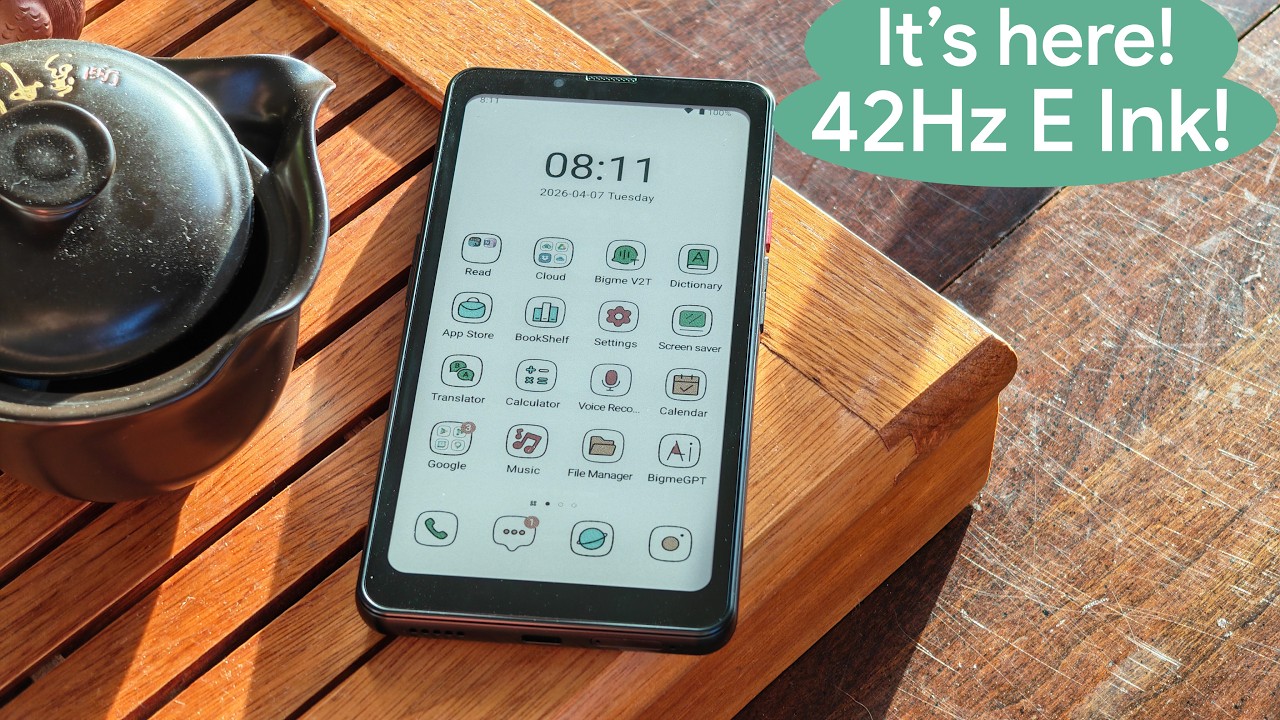 The Bigme HiBreak Pro Color just got a MASSIVE 42Hz upgrade - YouTube