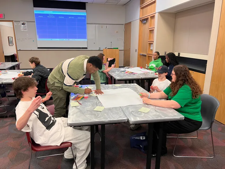 The MayDay for Mental Health Suicide Prevention Symposium in Akron was divided into two separate sessions. Parents attended a panel where doctors discussed how to open conversations with their children about mental health, while students participated in youth-led discussions facilitated by NAMI Summit County.