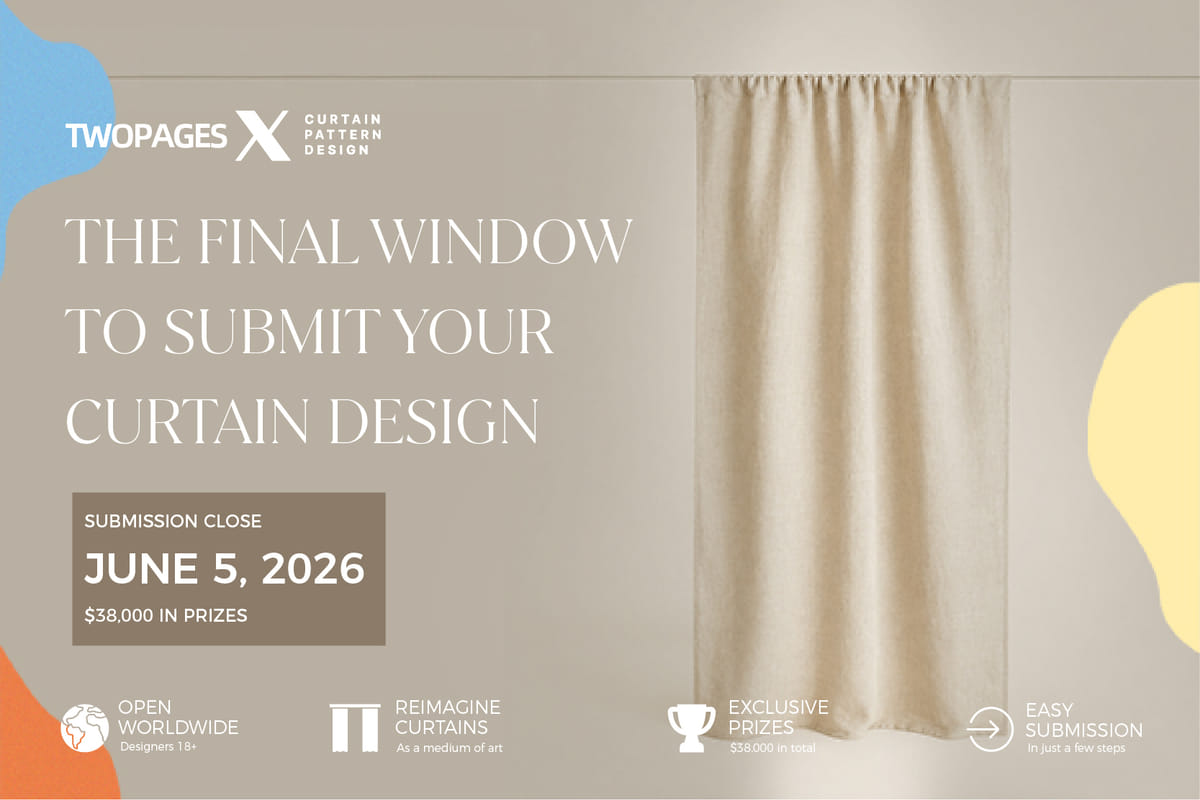 Final call: TWOPAGES X Design Contest 2026 submissions close June 5