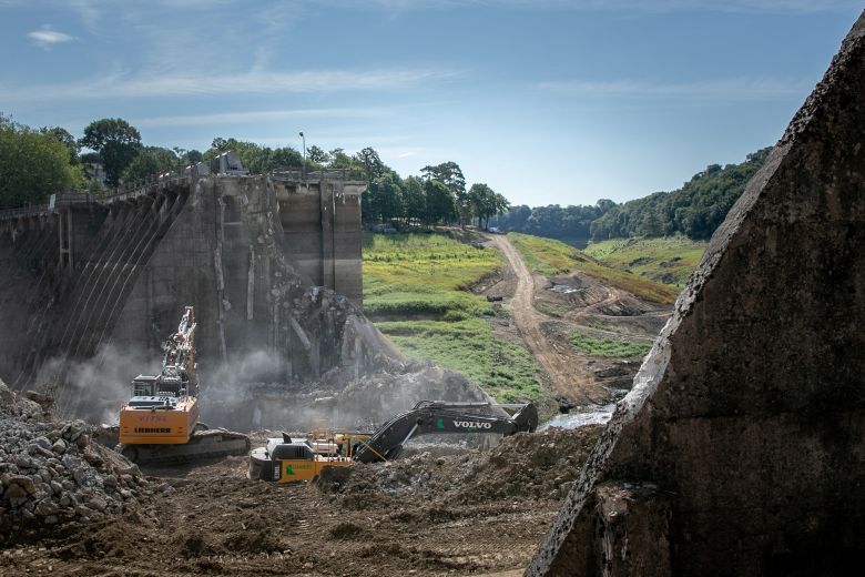 The removal of the Vezins Dam in France was considered Europe’s largest dam removal effort.