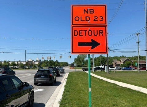 WHMI 93.5 Local News : Two Week Rehab of Old US 23 in Hartland Begins June 1