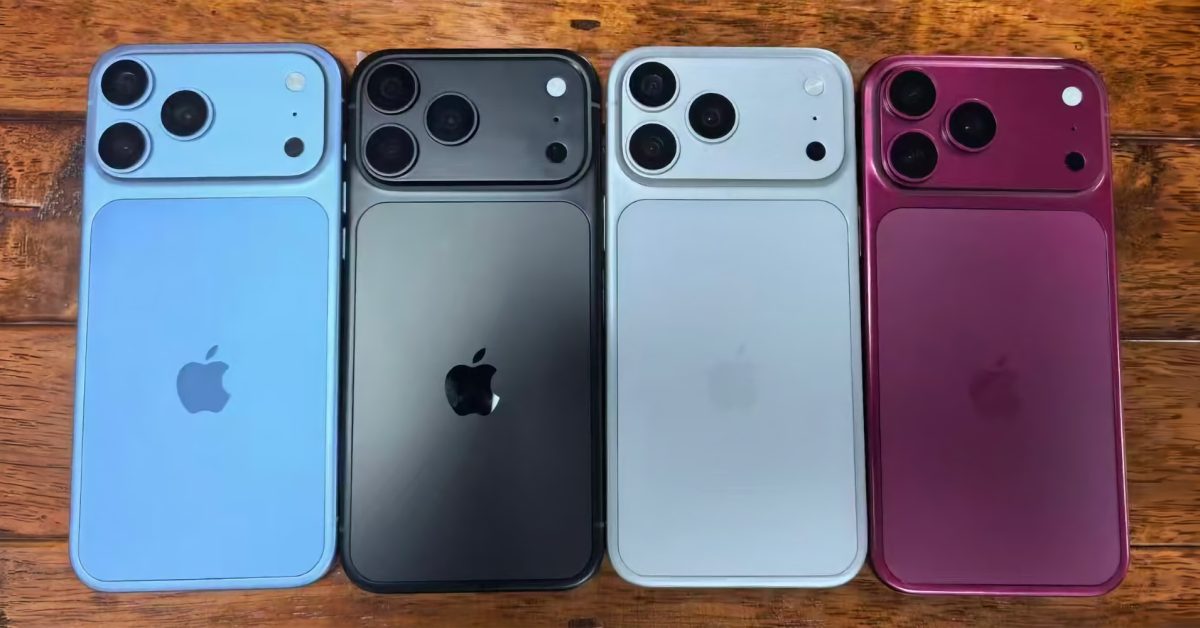 iPhone 18 Pro dummy units reveal four color options [Gallery]