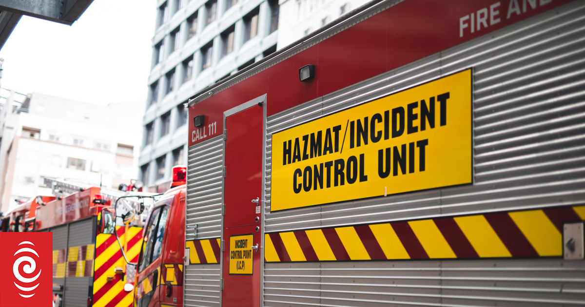 Firefighters working to contain hazardous substance at the Port of Auckland