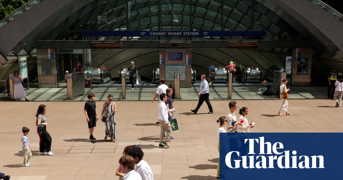‘That’s why we work in finance – so one day we can afford air-con’: Britain’s unequal heatwave | London