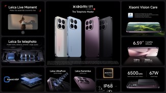 Xiaomi 17T and 17T Pro at a glance