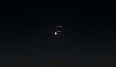 The Sky Today on Sunday, May 31: Blue Moon, red star