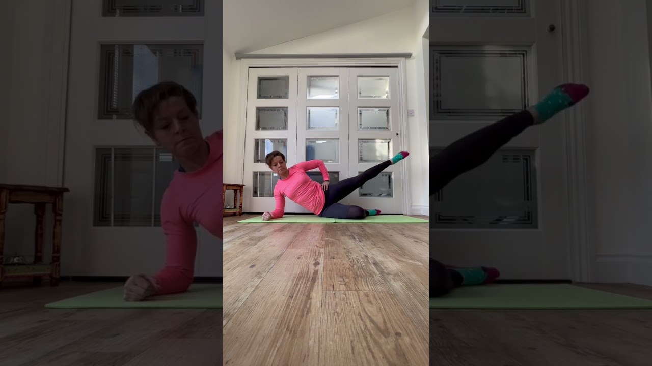 Side lying abduct leg lifts #legs #sidelying #pilates #bodwei #bodyweight #glutes #abduction - YouTube
