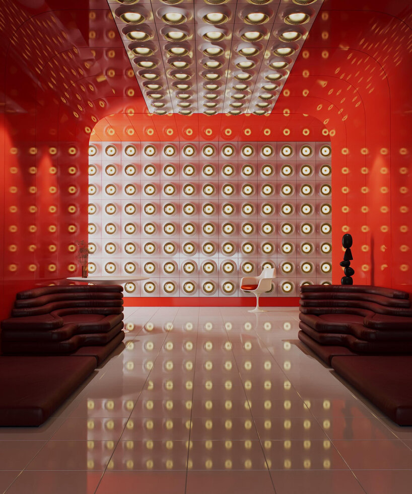RETROCORE reimagines retro-futurist lighting as modular wall and ceiling compositions - 8