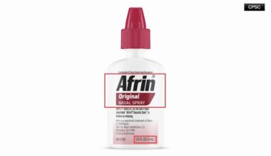 Afrin recall 2026: Travel-sized nasal spray recalled by drugmaker Bayer due to packaging problem